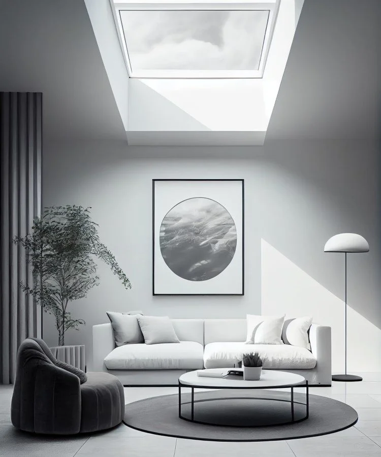 A hotel room designed around soft lighting, natural textures and a calm stay.